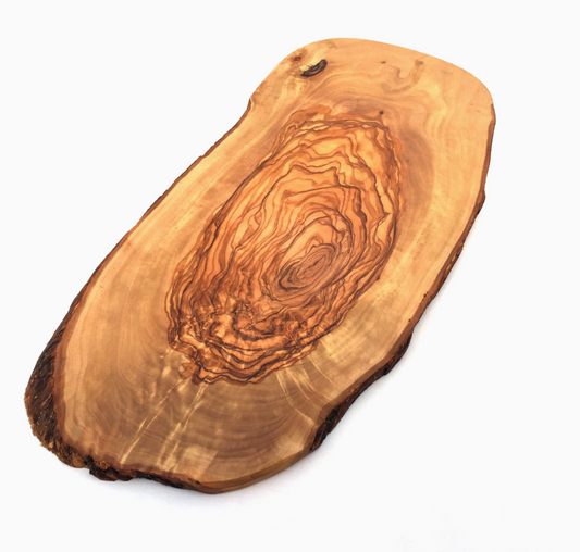 Rustic Handmade Olive Wood Serving Tray / Chopping Board / Large Kitchen Table Mat