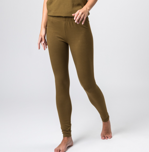 TEKA ORGANIC COTTON YOGA LEGGINGS FOR WOMEN
