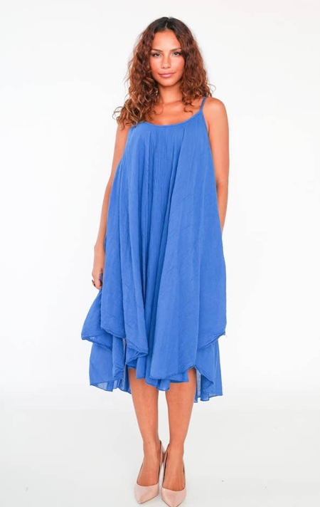 LINEN AND COTTON HOUSE 2 Piece Soft Summery Mull-Mull Cotton 100% Cotton Dress GREEN