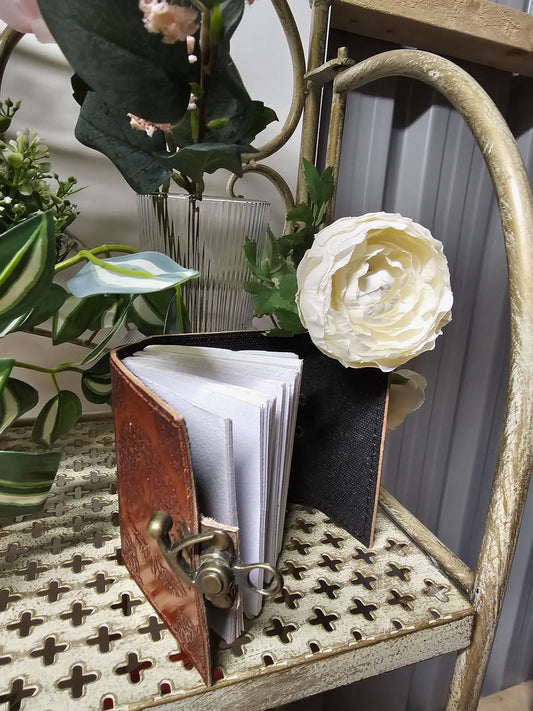 Small Handmade Leather Bound Journal