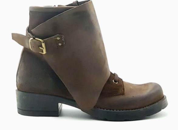 ECCELLENZA DONNA Venezia Black Anckle Boot Italian Leather Boots