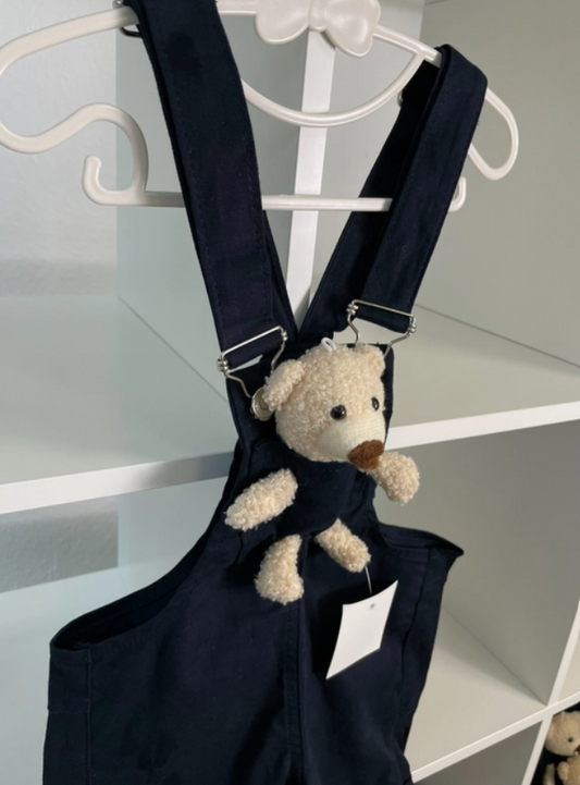 LA VIE Children's Teddy Overalls BLACK