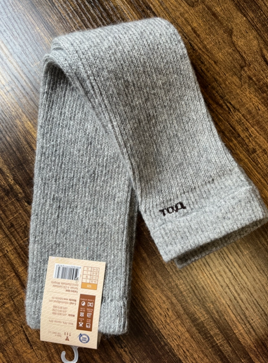 SILK ROAD BAZAAR Mongolian Sheep's Wool Leg Warmers - Adult - Oatmeal