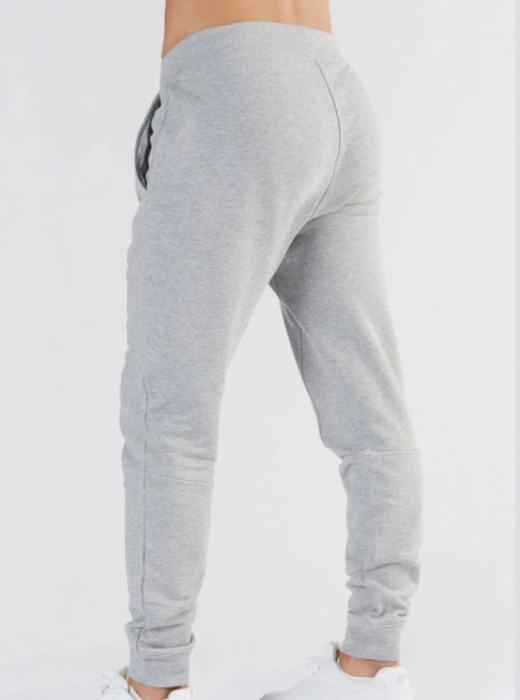 LEELA COTTON Organic Cotton and Tencel™ Active Men Jogging Pant Colour Light Grey Melange
