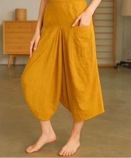 LA MAISON DES FIBRE NATURELLES Shabby Chic Skirt 100% Made in Italy Colour BLUE Jeans