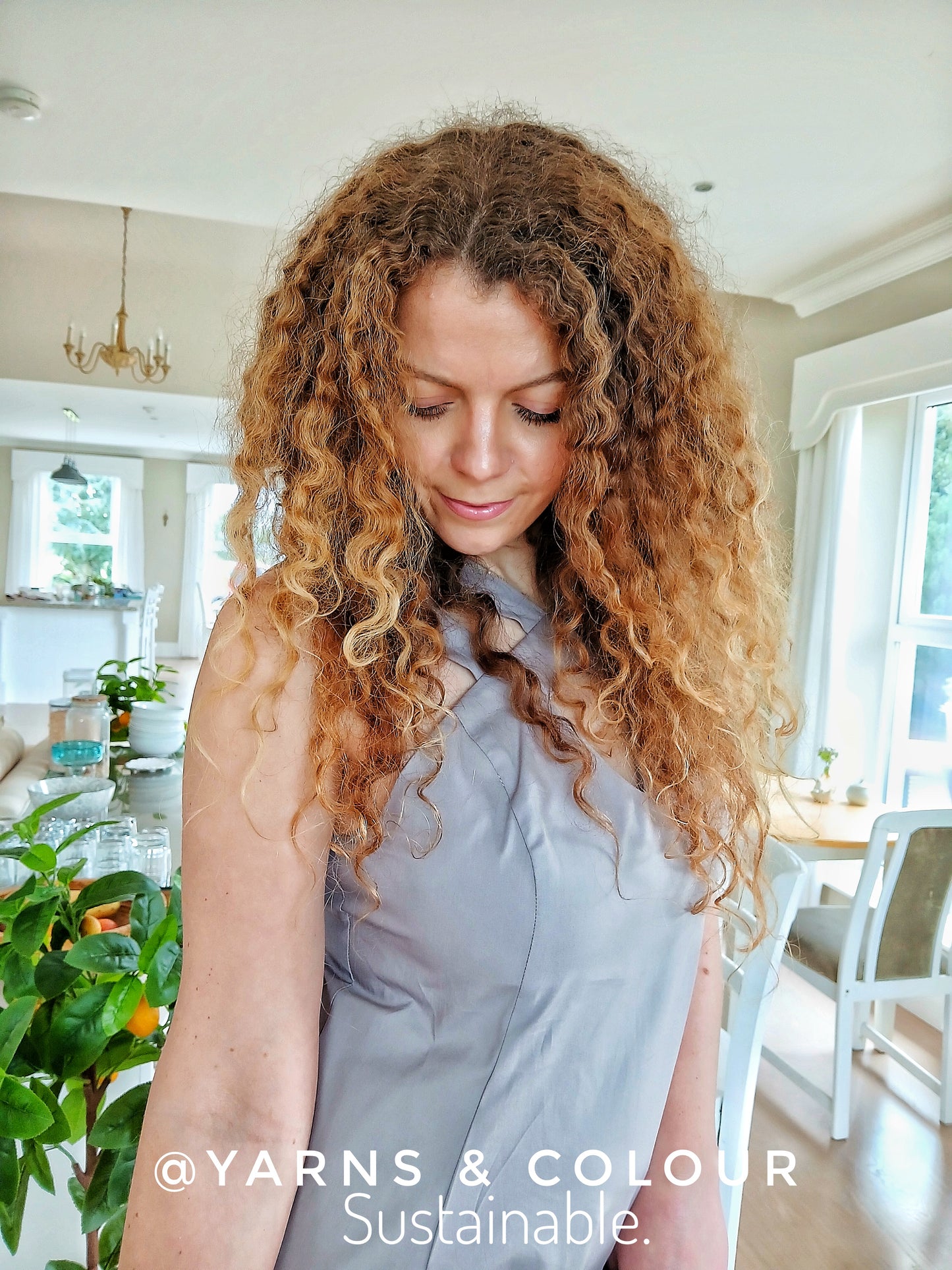 100% Cotton Iconic and Stylish Strapped Sleeveless Asymmetrical Dress with Cage Straps Grey Large Size