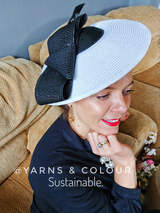 An Elegant “Saucer” Fascinator Hat By Max Alexander of Australia