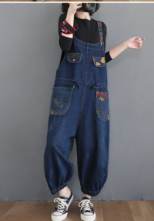 COOL Thunder of Blue  Desire Denim Overall Dungarees