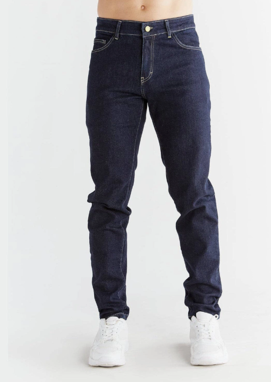 Men Slim Fit Denim Jeans - Dark Slate Blue 34''W