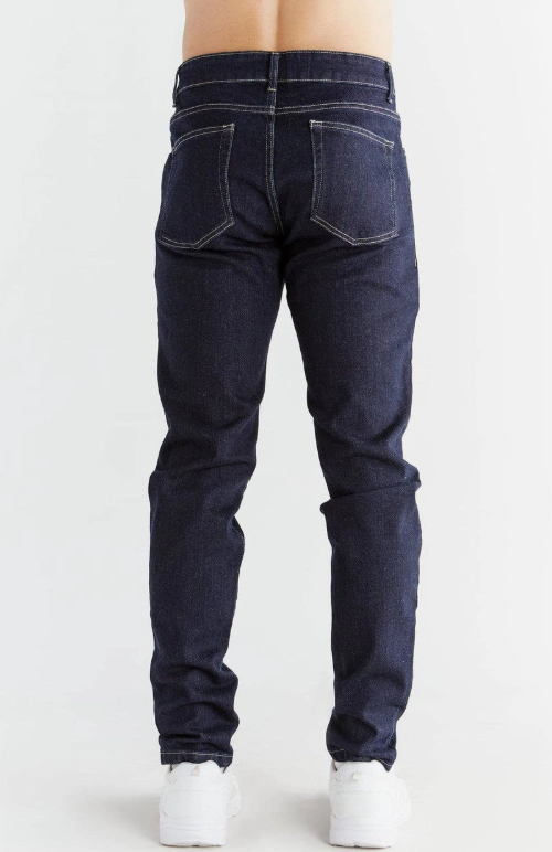 Men's High Quality Slim Fit Denim / Jeans Pants / Trousers. Deep Blue