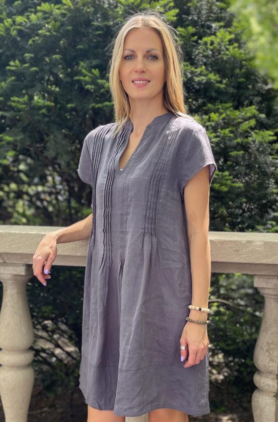 VIKOLINO Linen Lovely Tunic/Dress European High Quality Linen