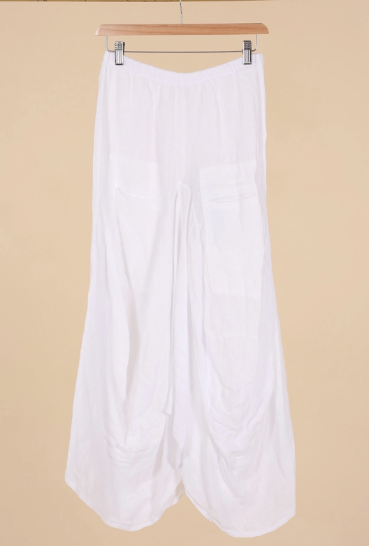 LA MAISON DES FIBRE NATURELLES Shabby Chic Skirt 100% Made in Italy Colour BLUE Jeans