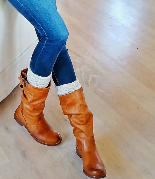 ECCELLENZA DONNA Italian Boots Nubuck Leather